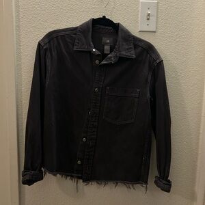 H&M Charcoal Denim Jacket
